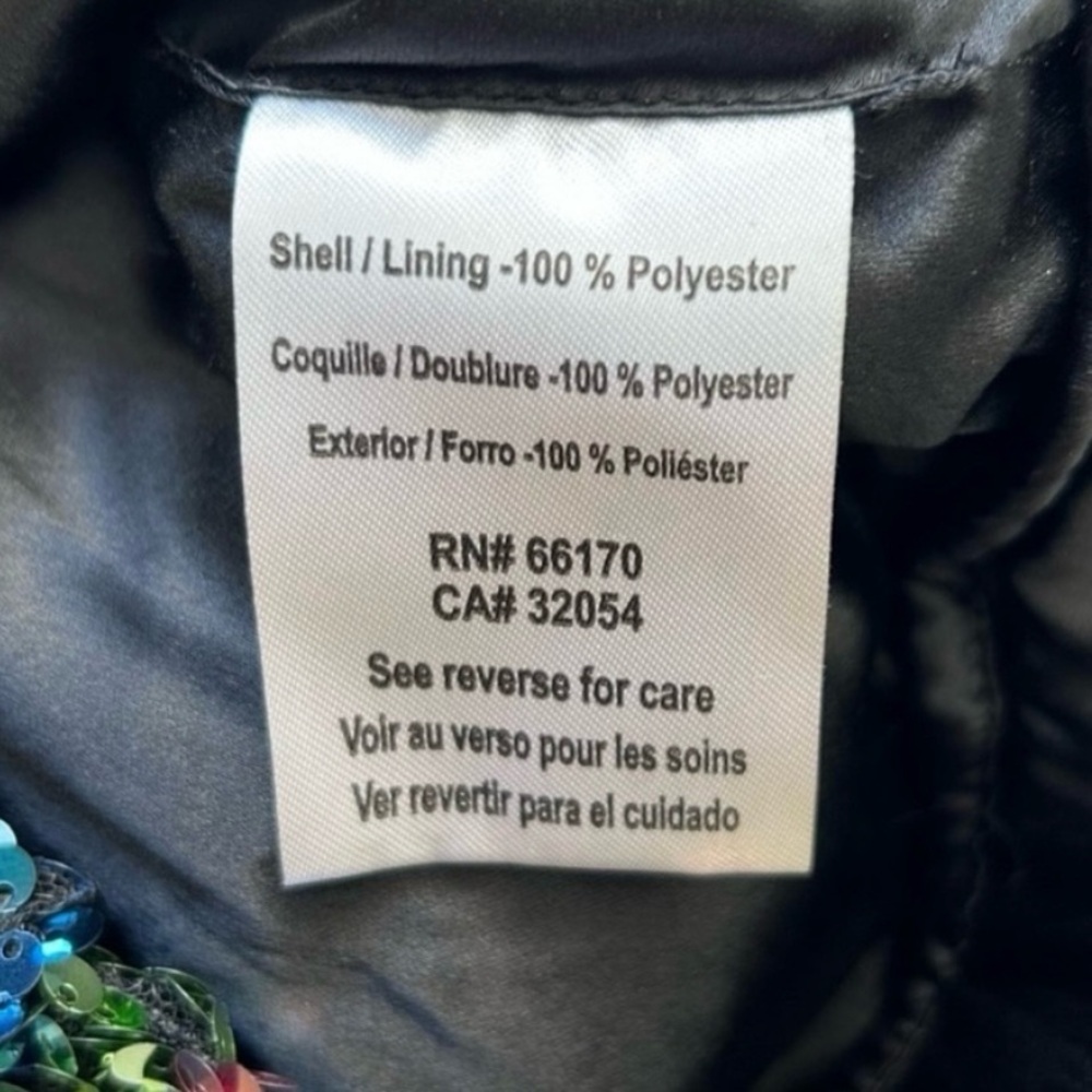 NWT Anthropologie Multicolor Sequin V-Neck Crop Top - Picture 7 of 8